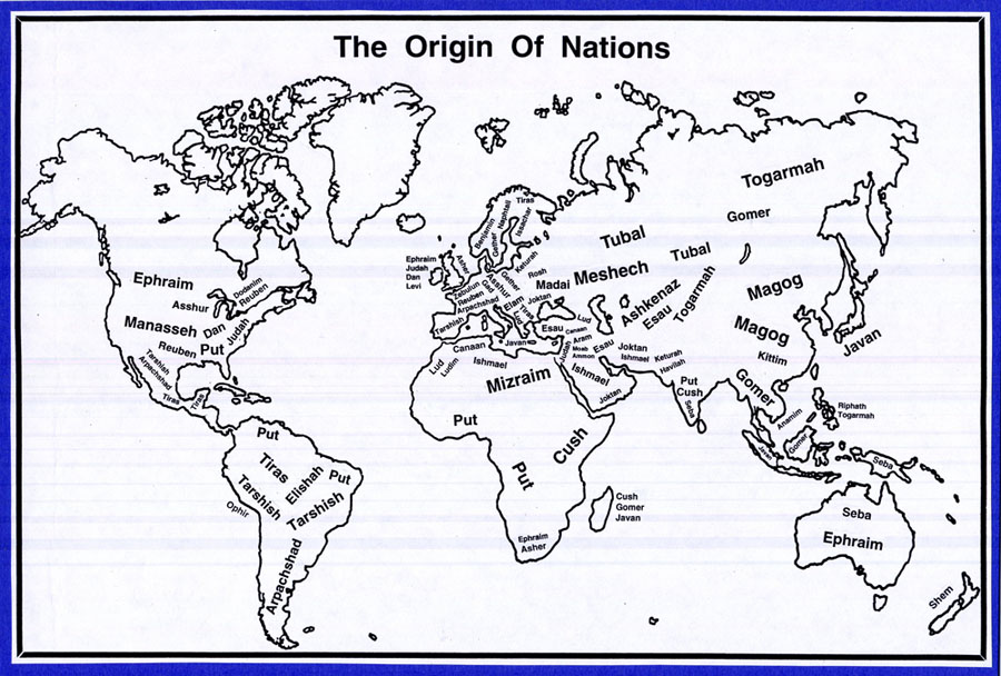 BritishIsrael.us Lesson 15 The Amazing HISTORY of the WORLD'S Races
